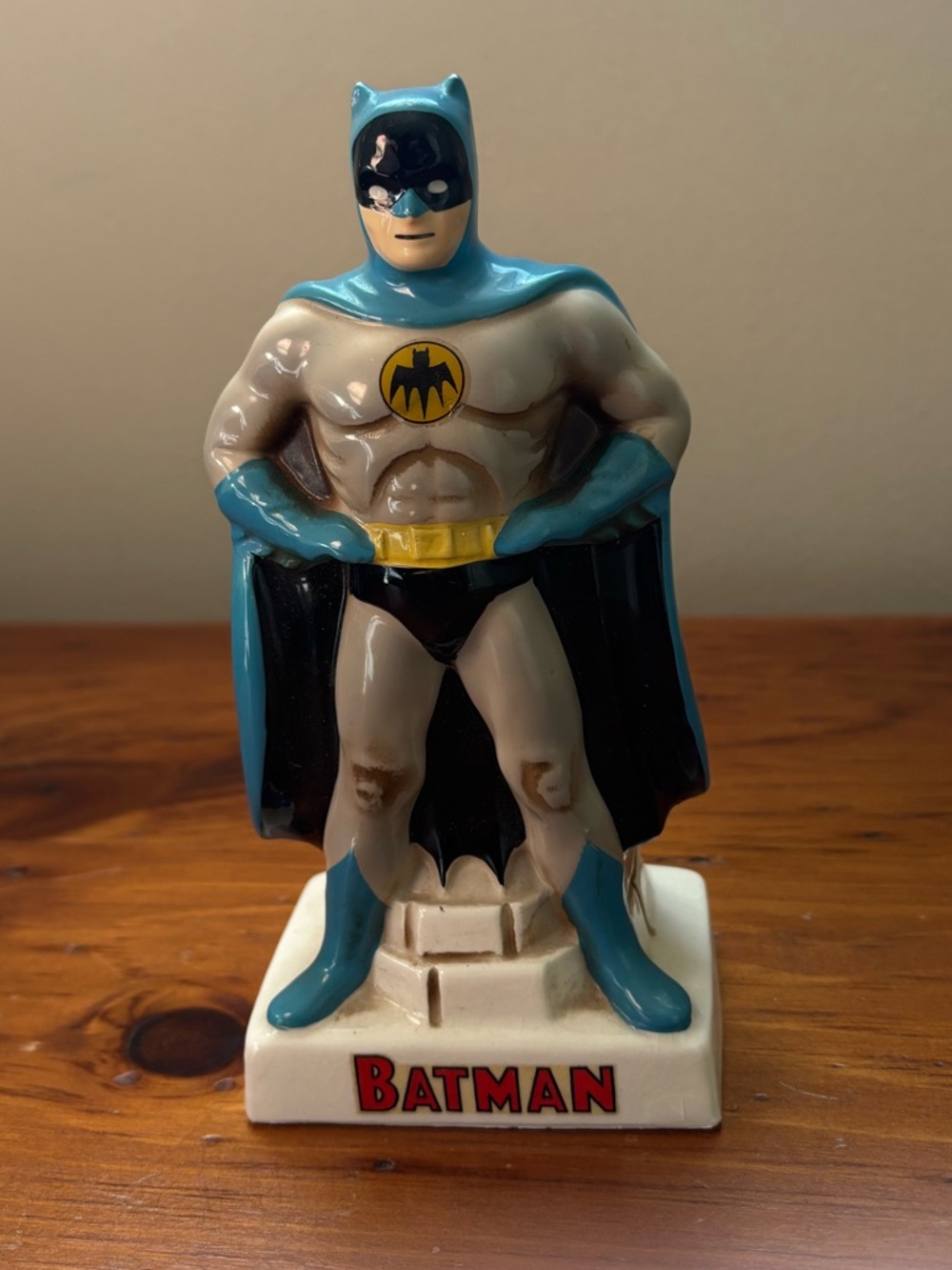 Vintage Ceramic Batman Piggy Bank